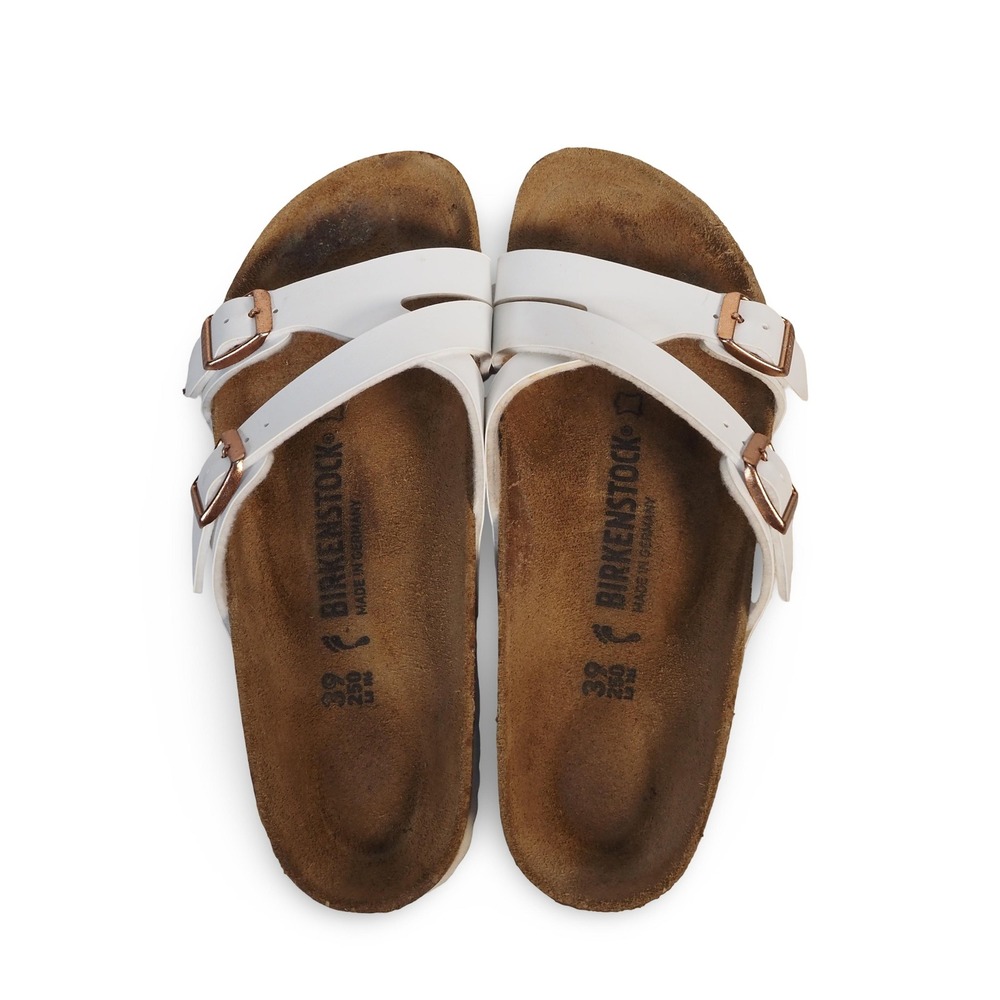 Birkenstock Yao Balance White Birko-Flor Sandals Womens 8 39 Medium Width - Picture 6 of 11